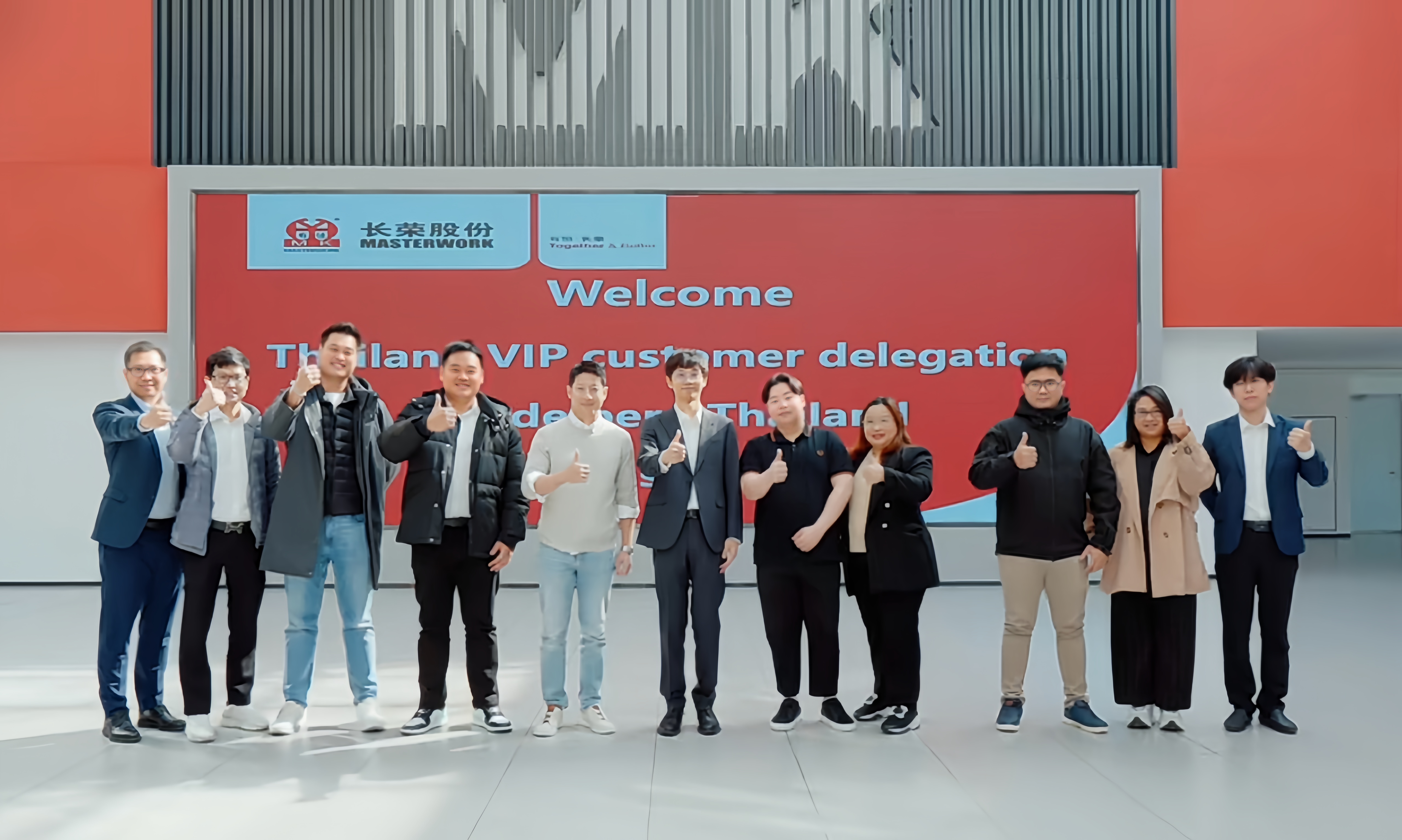 海德堡泰國(guó)客戶團(tuán)打卡長(zhǎng)榮集團(tuán)，擴(kuò)大“國(guó)際朋友圈”