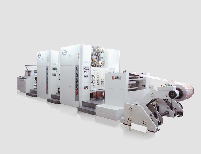 MK 2820SW圓壓圓卷筒紙機組式燙金機
技術描述：高速圓壓圓燙印技術
燙金方式采用圓壓圓連續(xù)運行的方式，沒有停歇時間，效率達到最大化。