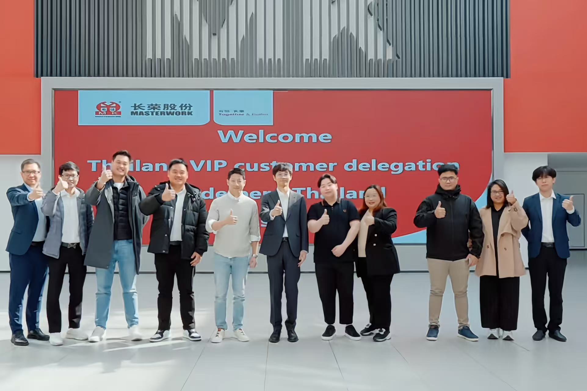 海德堡泰國(guó)客戶團(tuán)打卡長(zhǎng)榮集團(tuán)，擴(kuò)大“國(guó)際朋友圈”